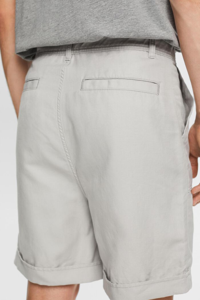Bermudashorts, Baumwoll-Leinen-Mix