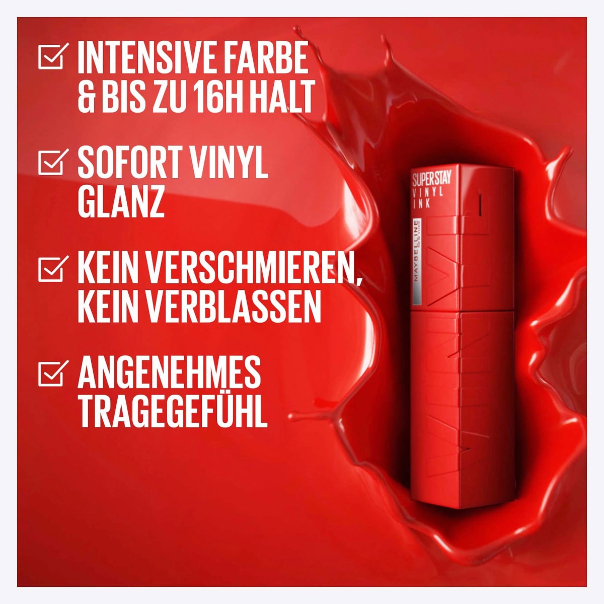 Lippenstift Super Stay Vinyl Ink 30 Unrivaled, 4,2 ml