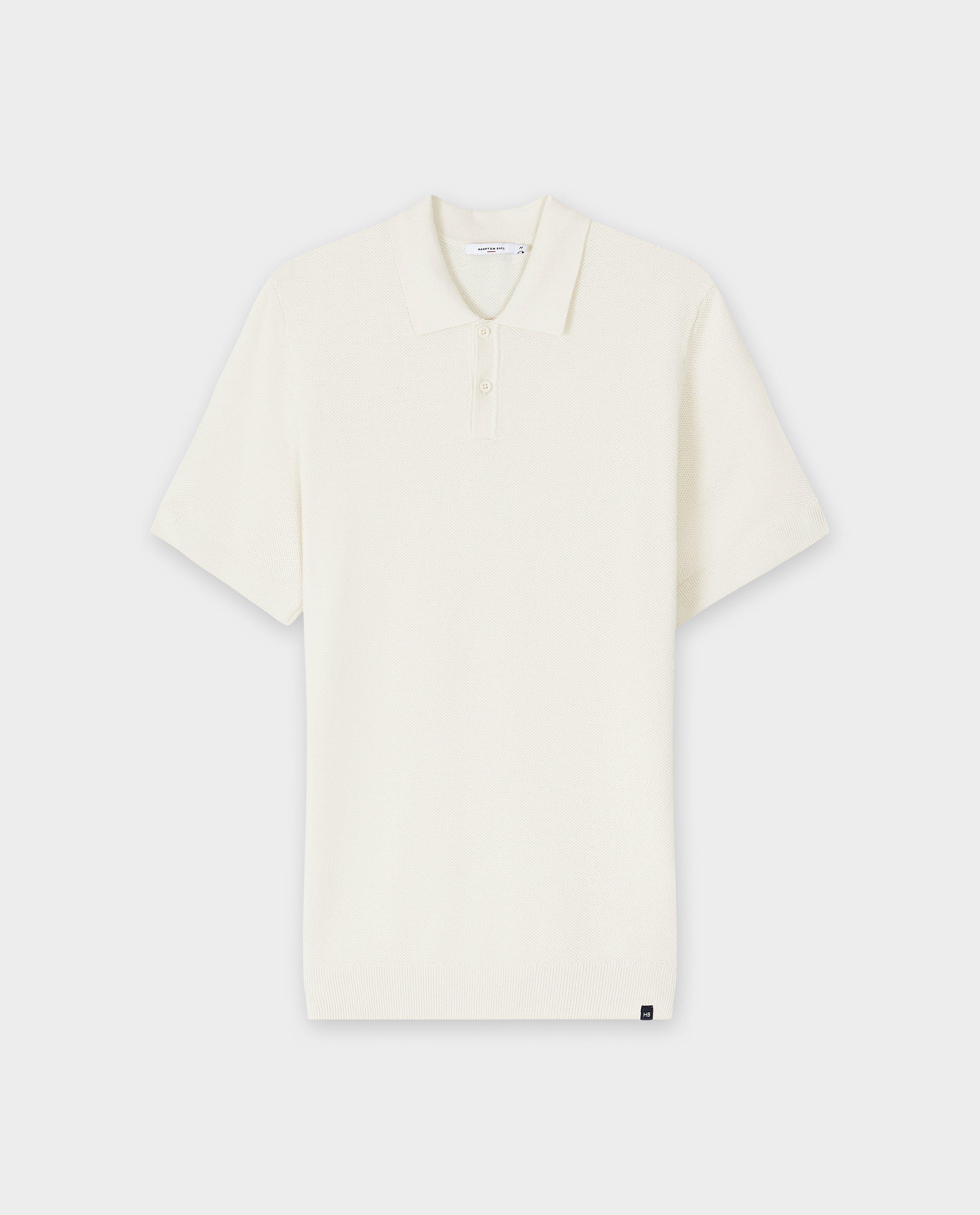 Tricou polo Hampton Bays alb