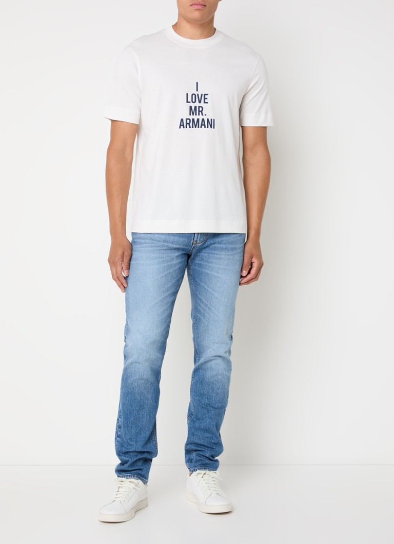 Tricou cu imprimeu Emporio Armani