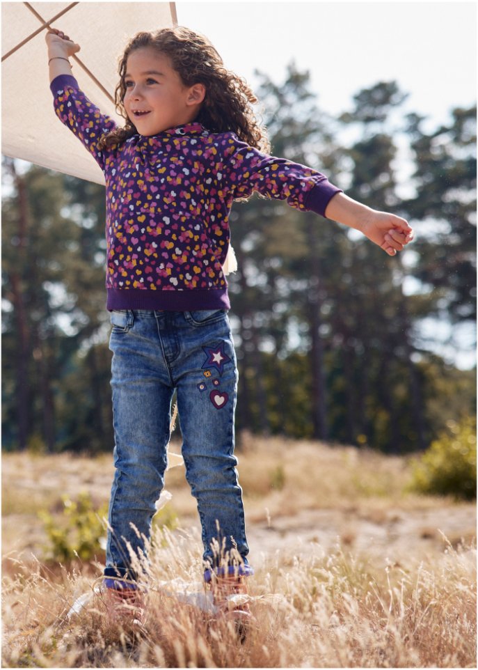 Mädchen Thermojeans mit Jerseyfutter