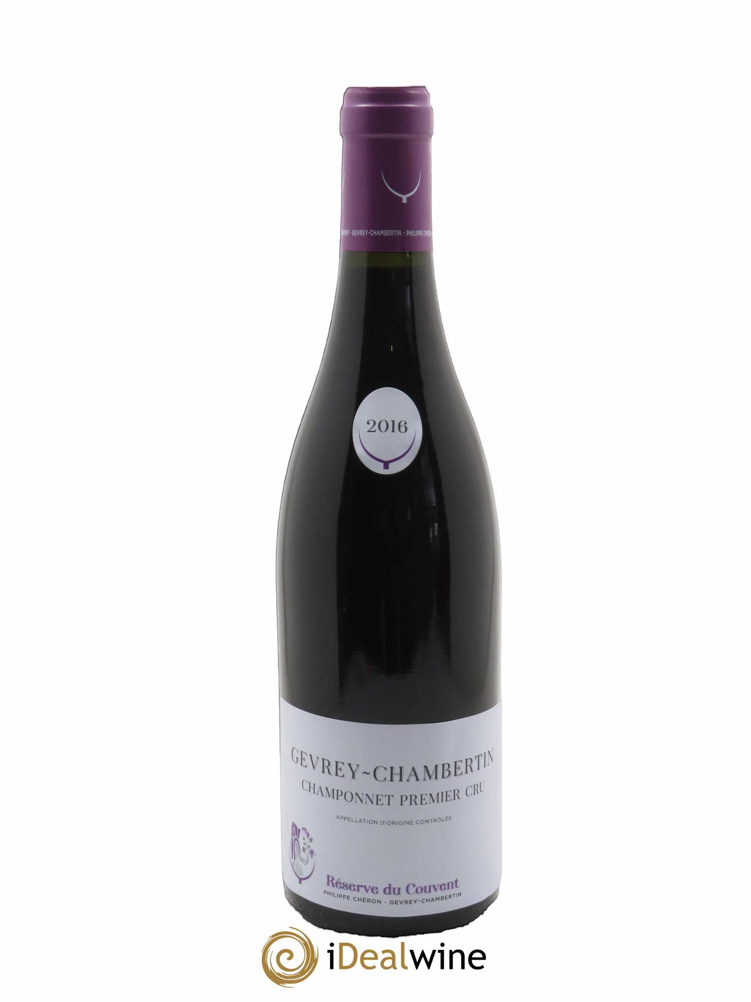 Gevrey-Chambertin 1er Cru Champonnet Domaine du Couvent  2016 - Lot de 1 Bouteille