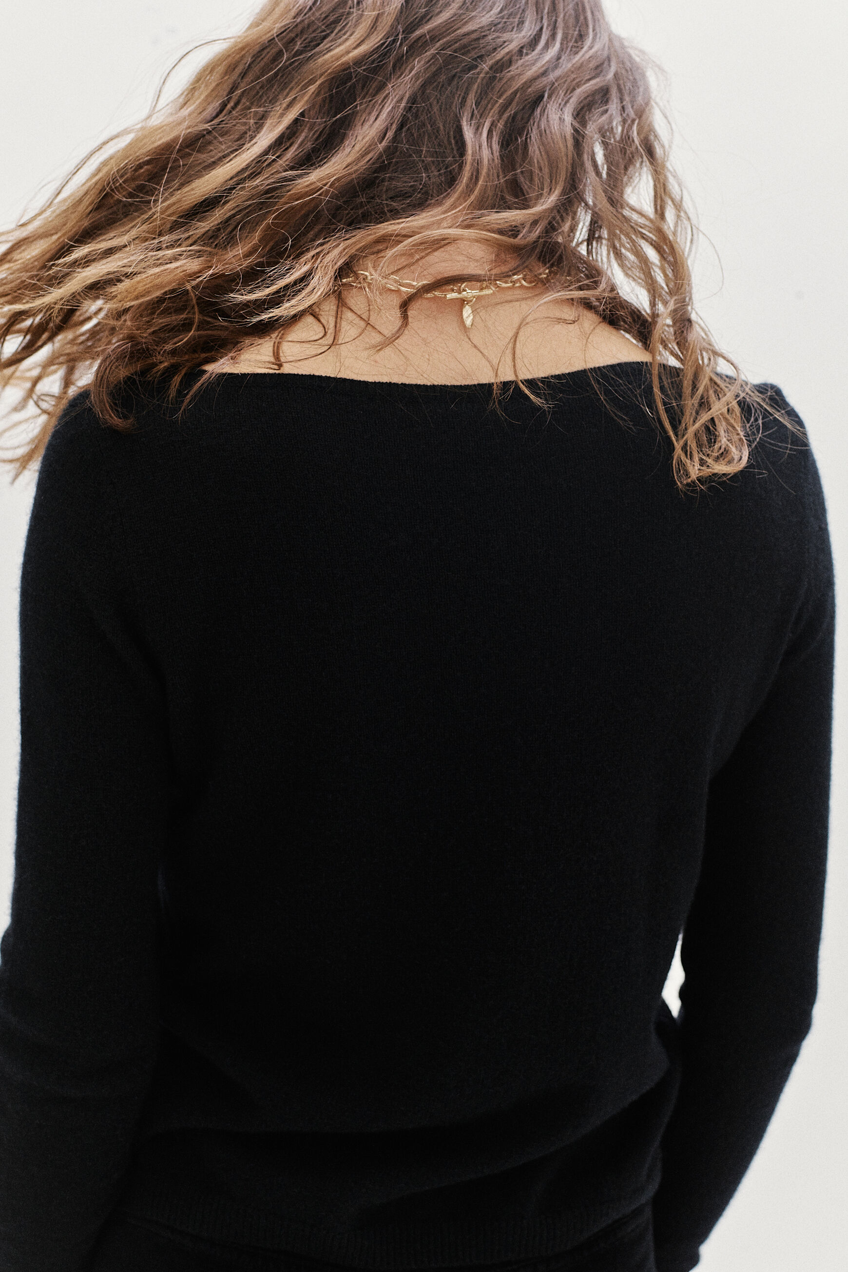 pull zofia 100% cachemire noir femme