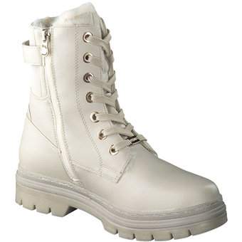 Tom Tailor Schnür Boots in beige