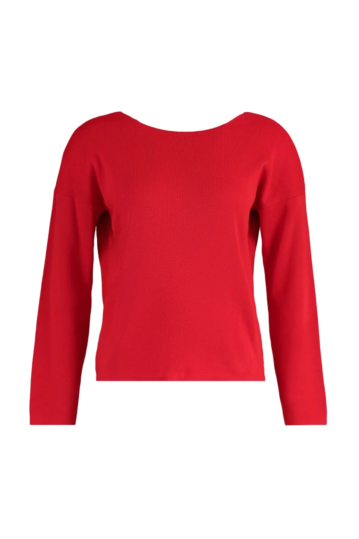 Trendyol Curve  Detaillierter Strickpullover mit Band des Roten Kreuzes TBBAW23AN00021