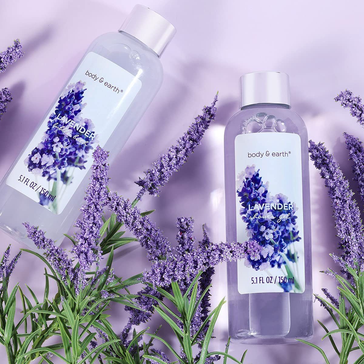Spa luxetique Pflege-Geschenkset Lavendel Spa Wellness Set, 7-tlg., Beauty Set, Badeset Frauen Geschenk, Geburtstagsgeschenk für Frauen
