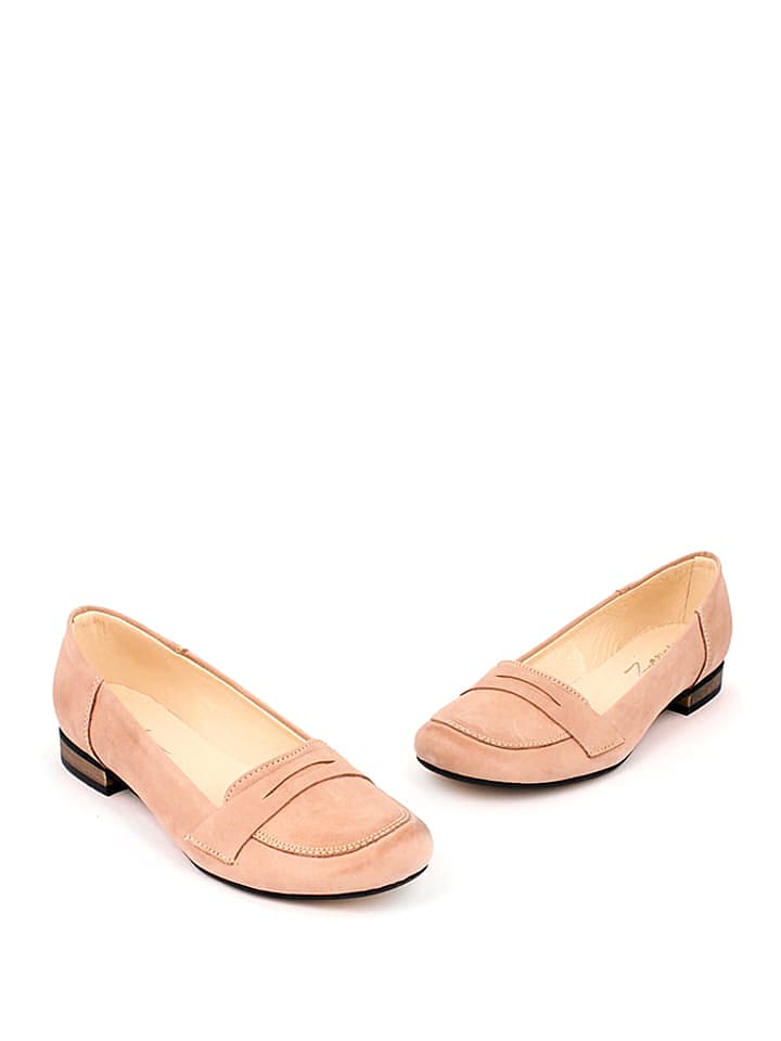Zapato Leder-Slipper in Hellbraun günstig kaufen 40
