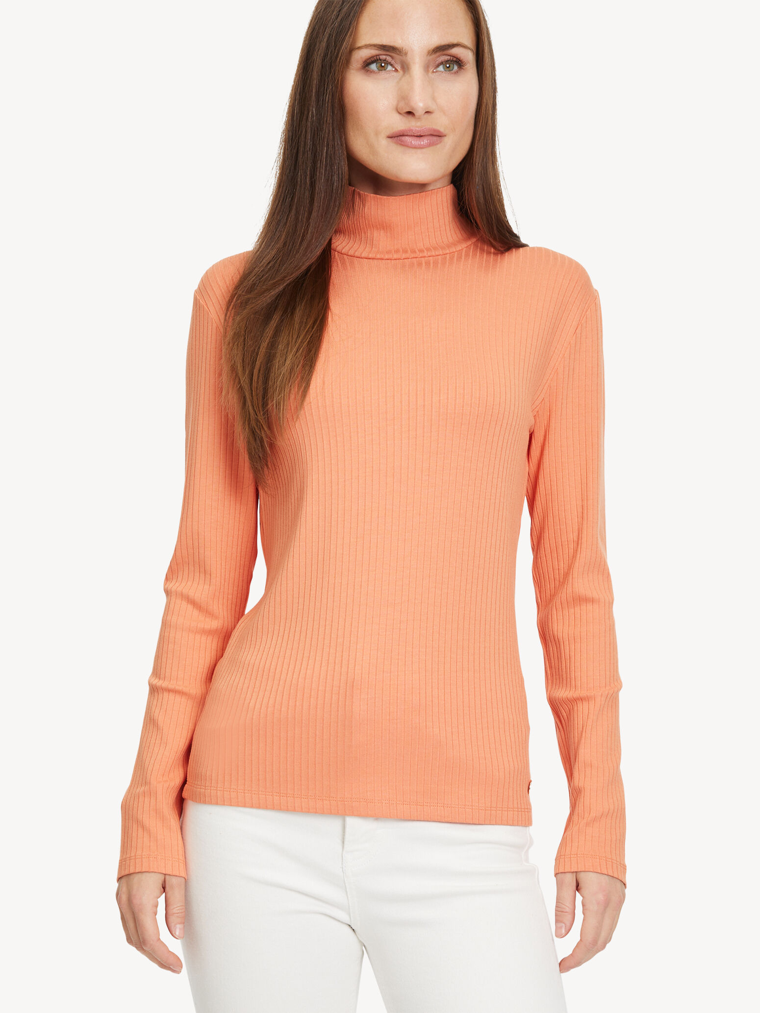 Pull à col roulé - orange