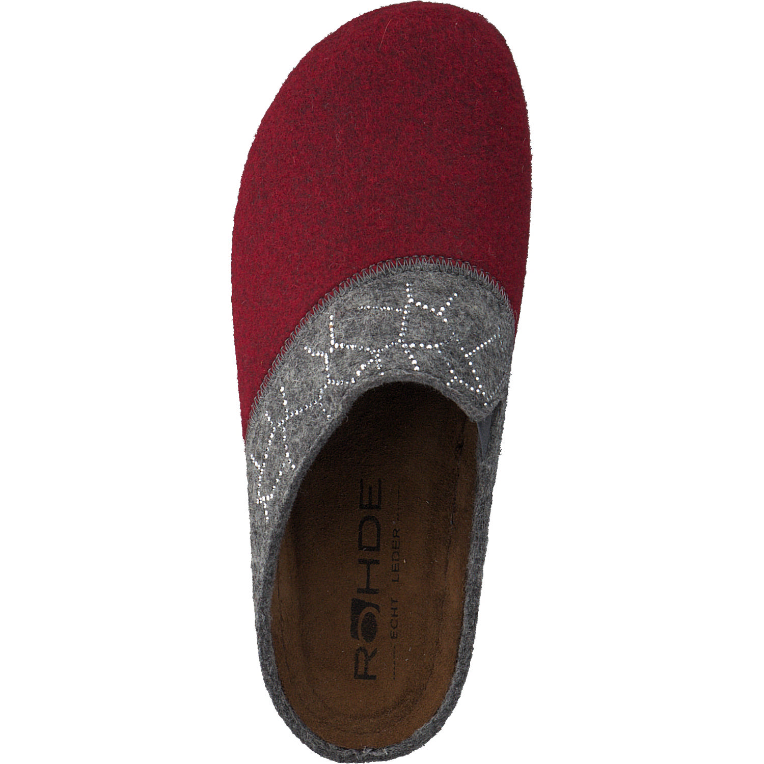Rohde 6030, Geschlossene Hausschuhe, Damen, Cherry