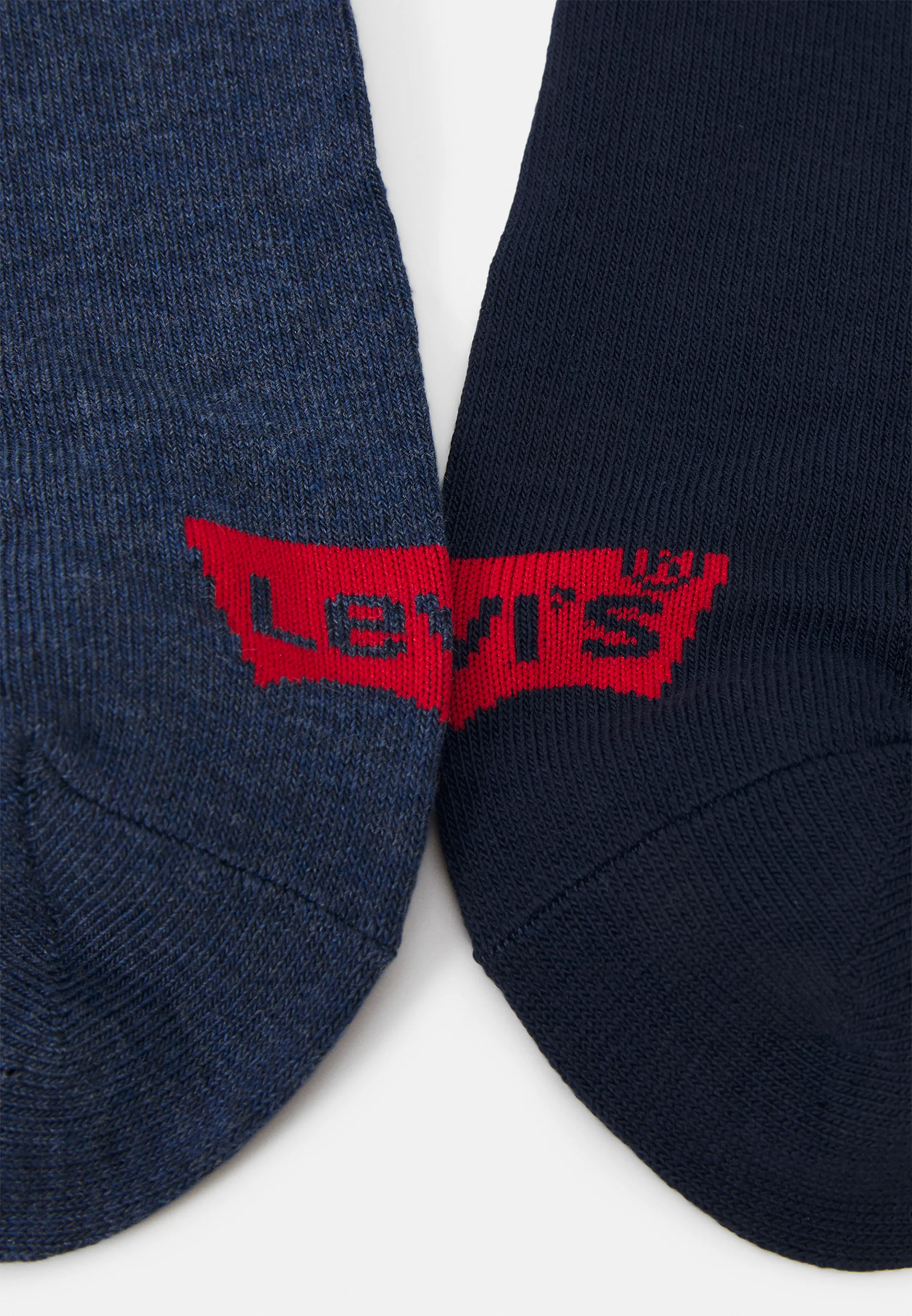 Levi's® Calcetines unisex de corte medio con logo de alas de murciélago, paquete de 6