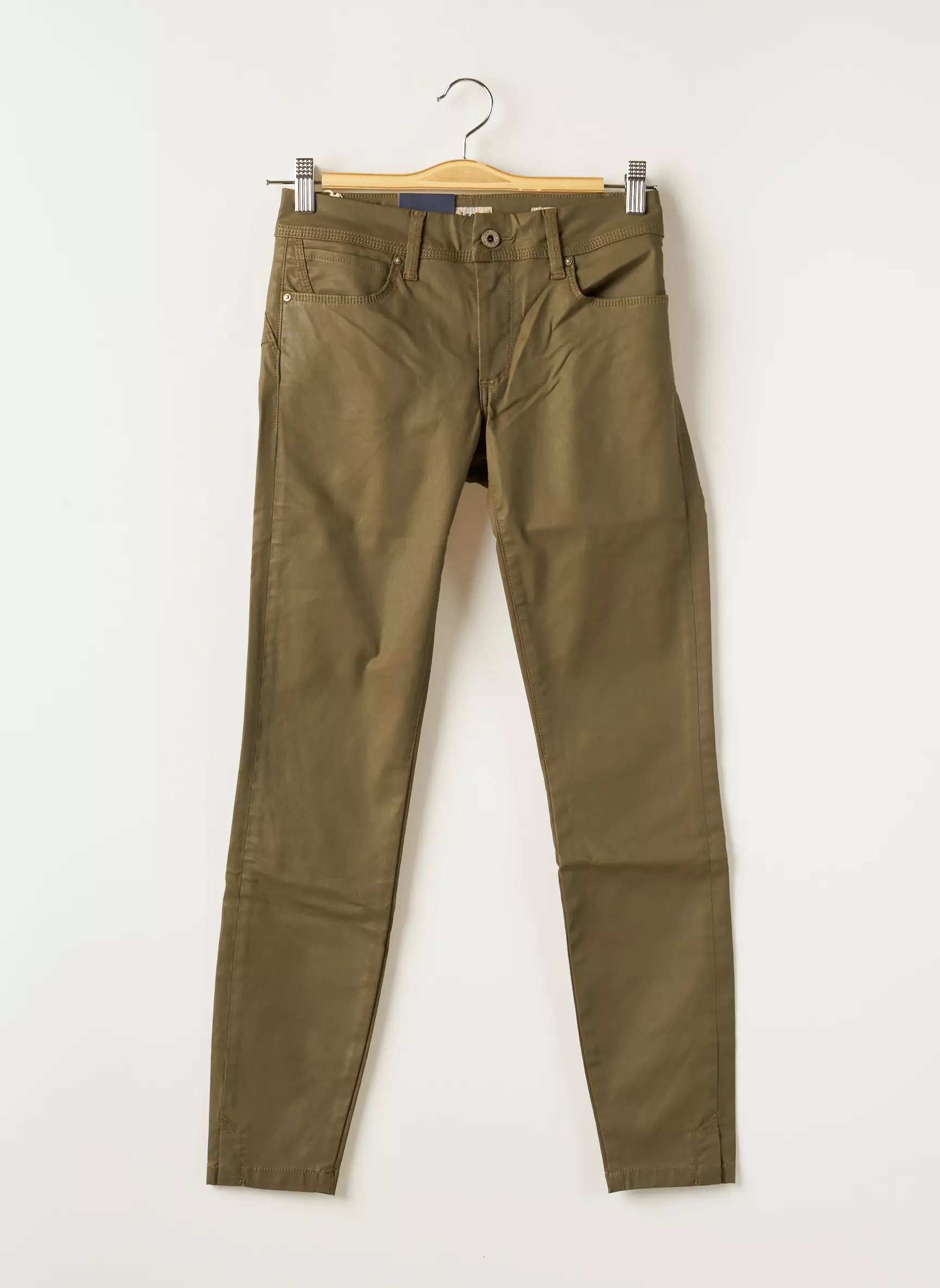 Salsa Pantalons Slim Femme couleur vert