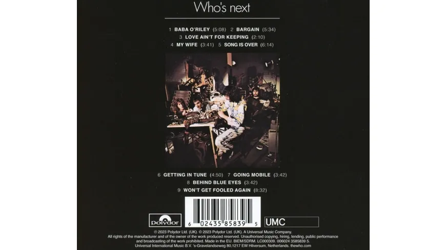 Who's Next (1CD, Remastered 2022)