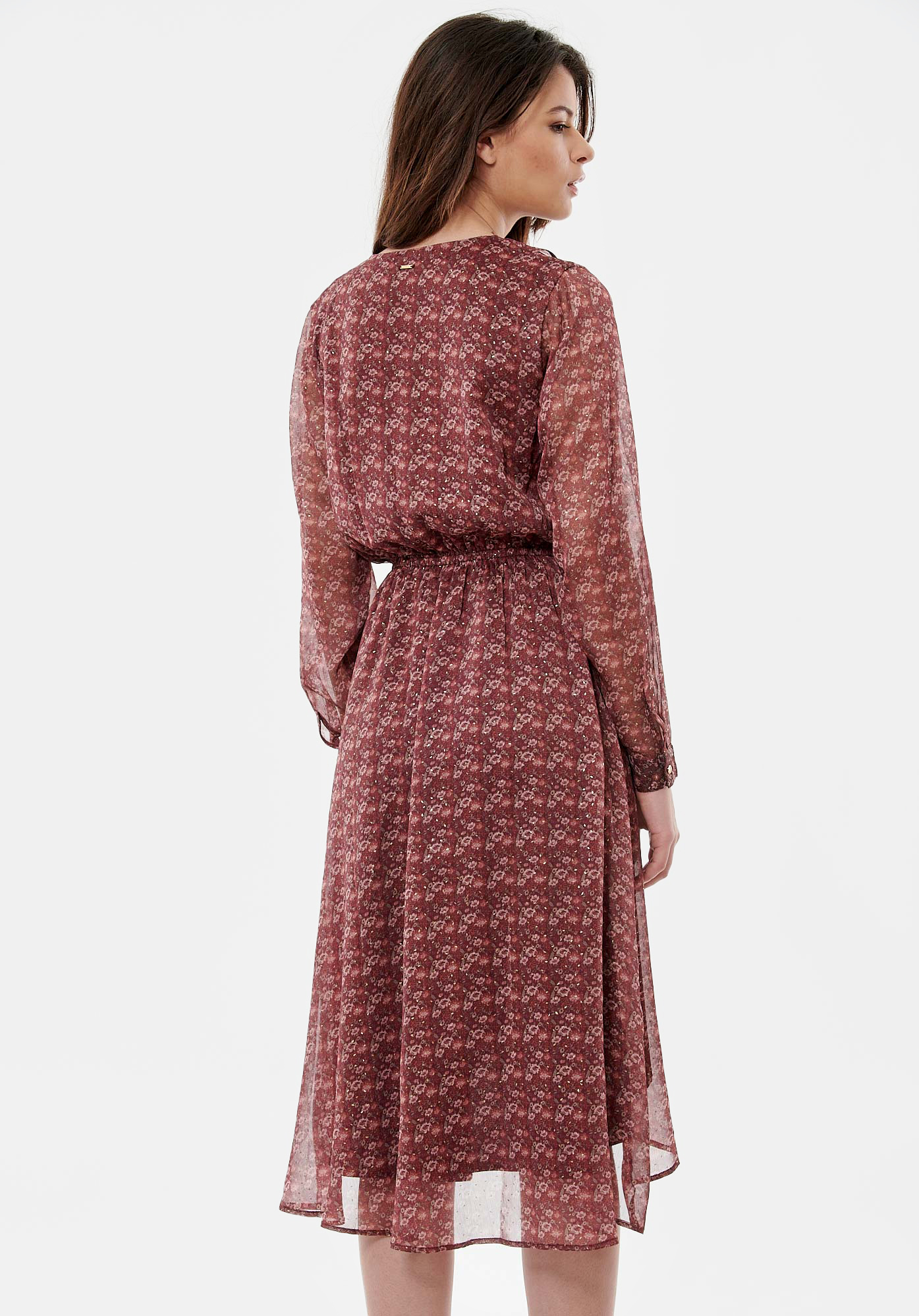 BIBI   Robe portefeuille fleurie femme