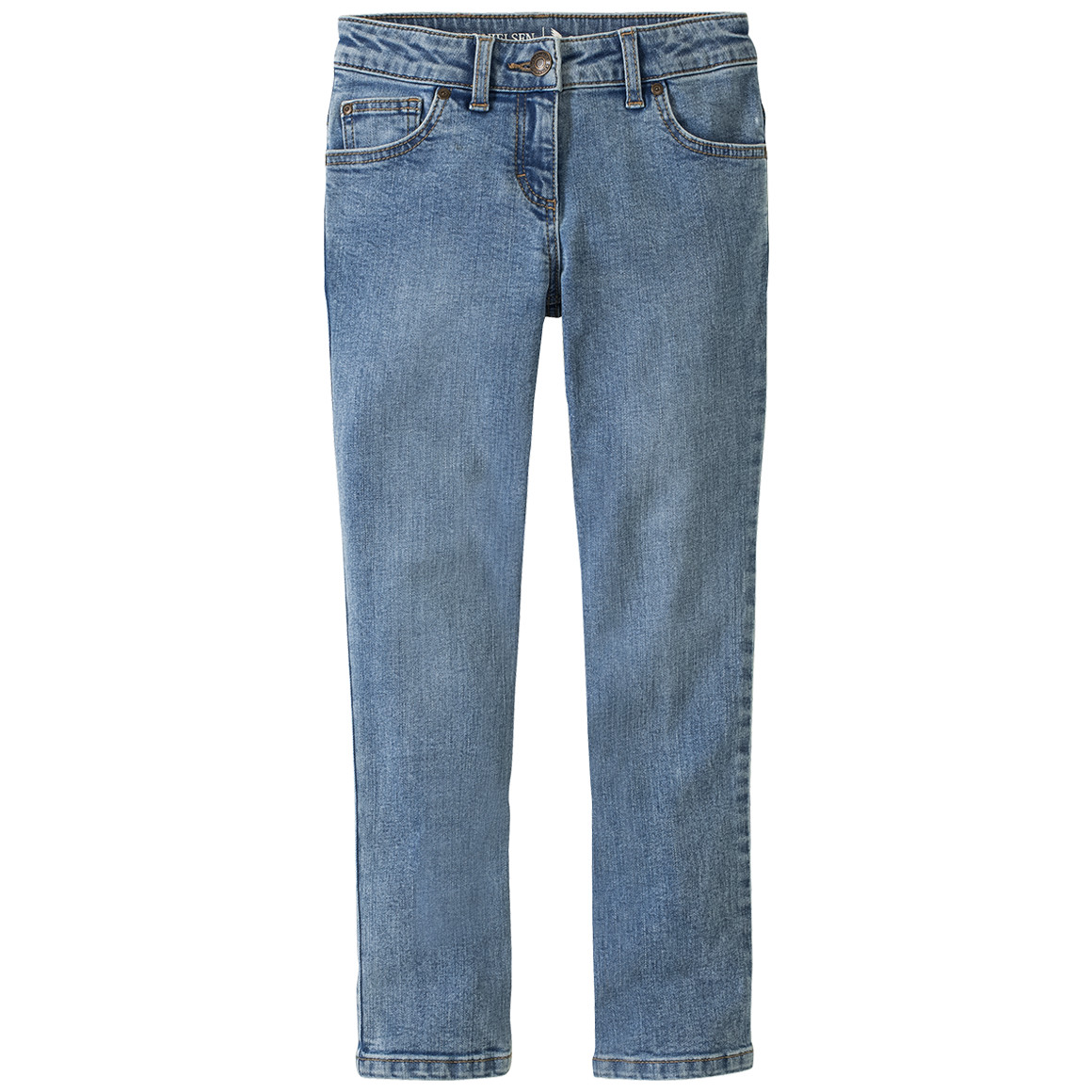 Mädchen Skinny-Jeans mit verstellbarem Bund