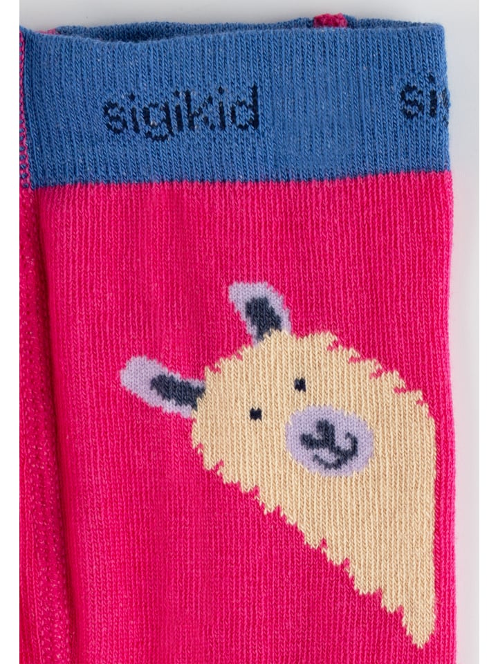 Sigikid Strumpfhosen 2er crazy lama in bunt günstig kaufen