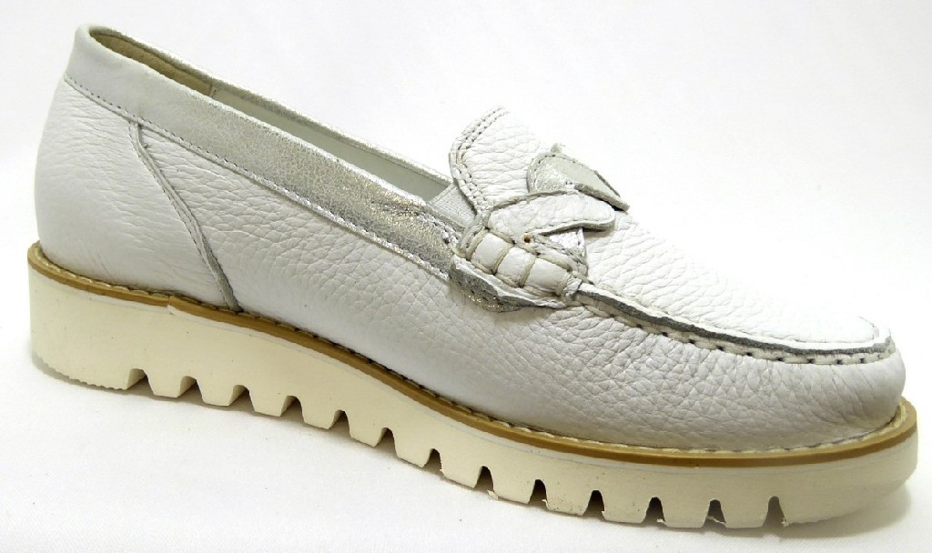 WALDLÄUFER Sportliche Slipper weiss Habea
