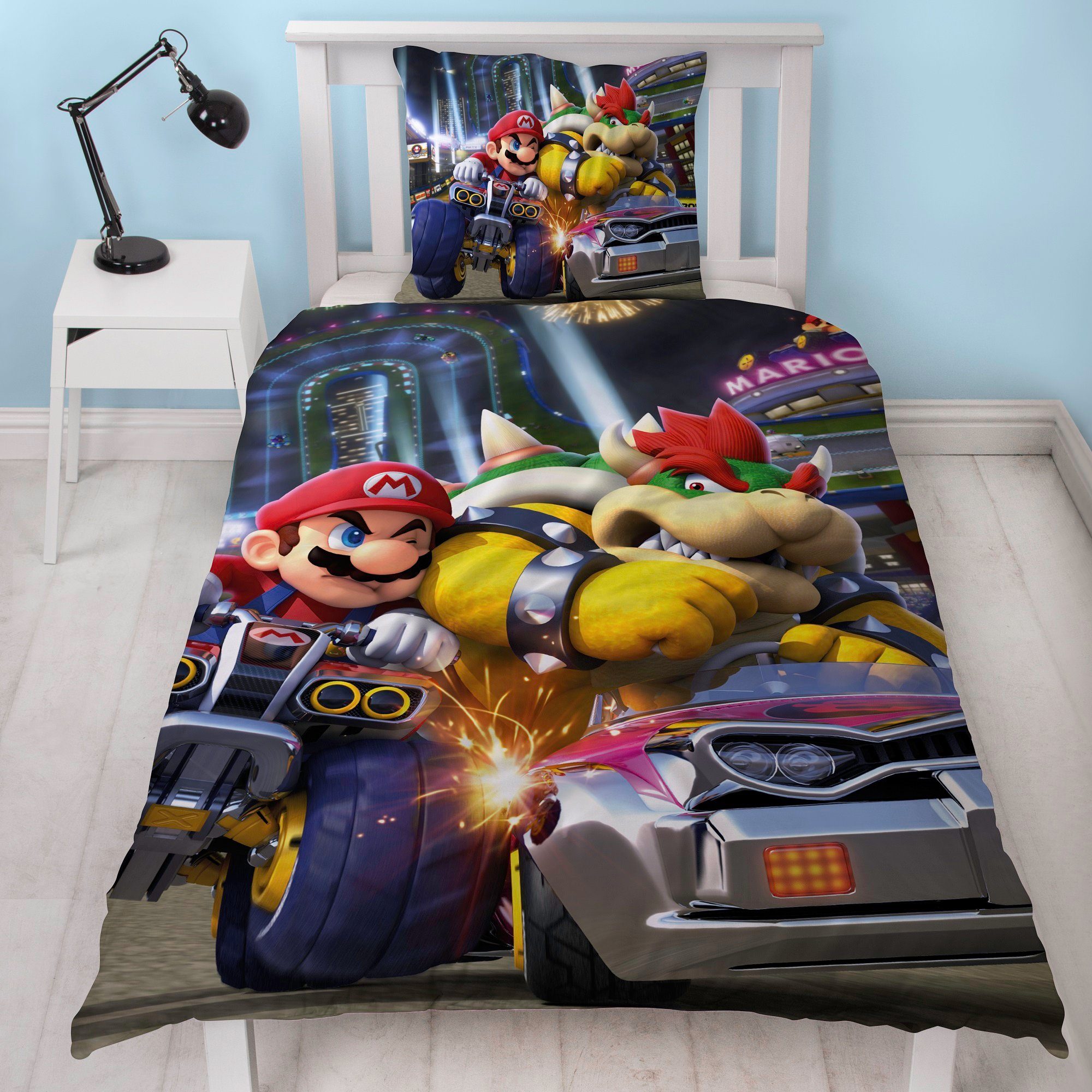 Kinderbettwäsche Nintendo Super Mario Kart 