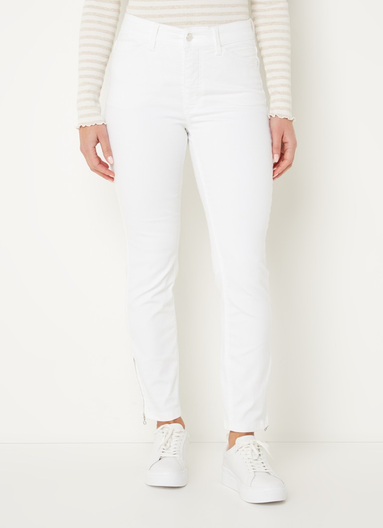 Blugi MAC Jeans Dream Chic cu talie înaltă, skinny, cu decolorare