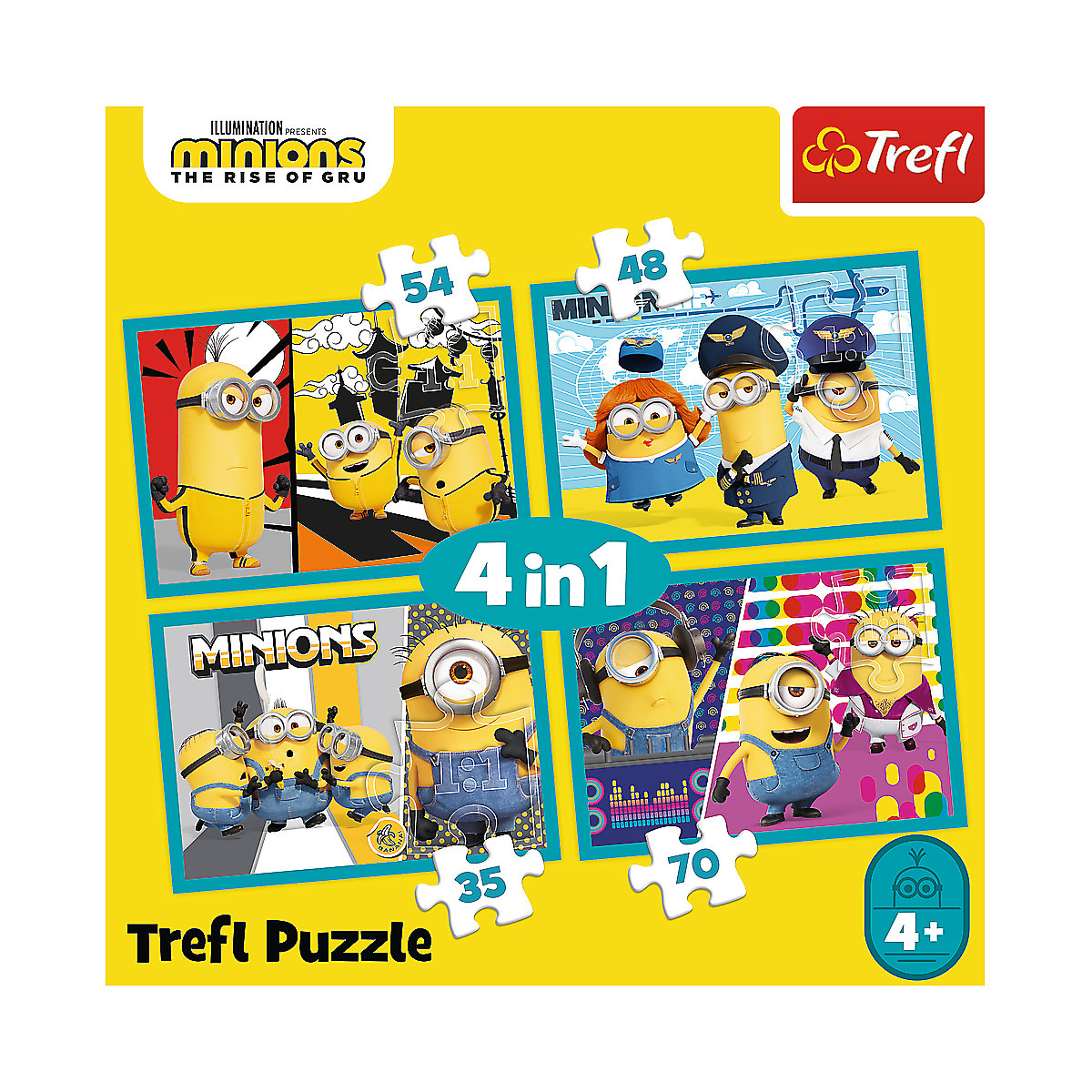 Puzzle 4 in 1 - Minions