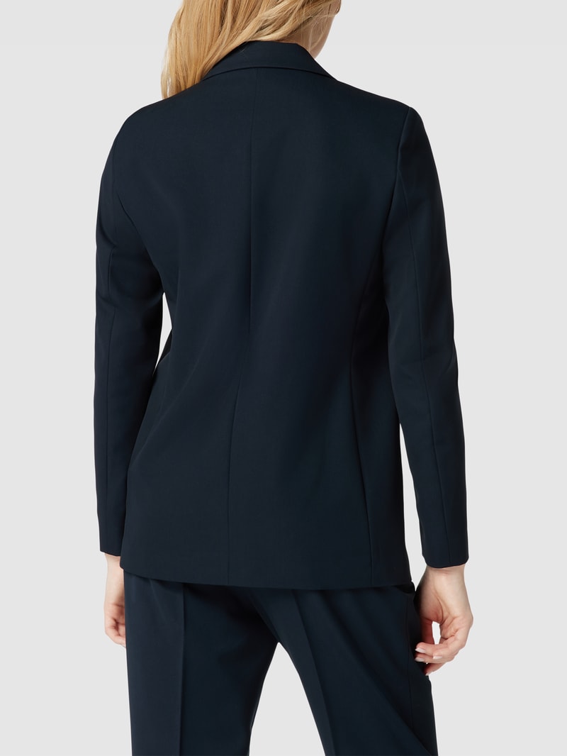 Blazer mit Knopfverschluss in marineblau