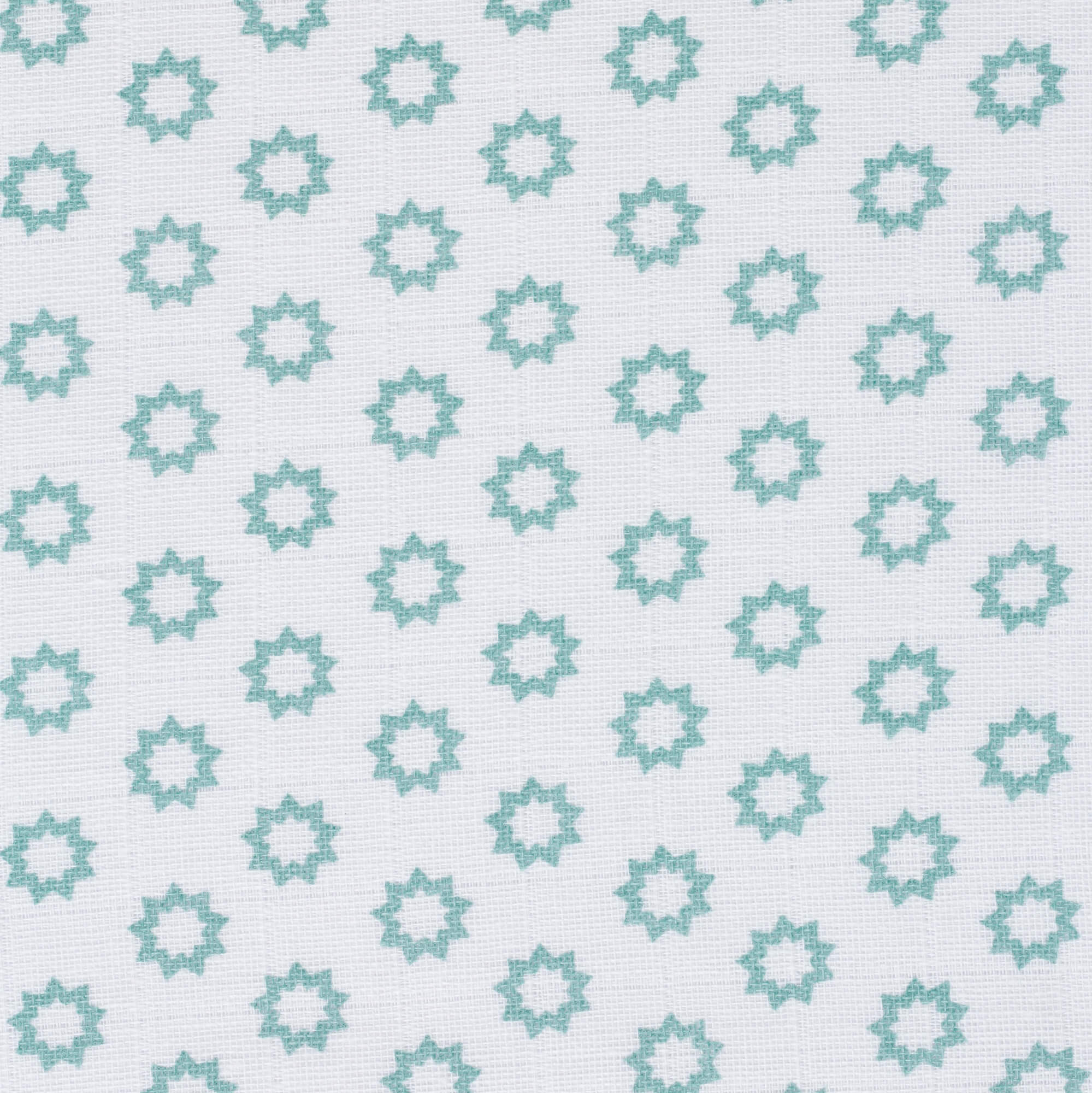 Mulltücher (3 Stk) - Swaddle & Burp Blanket L, Little Chums Stars Light Mint