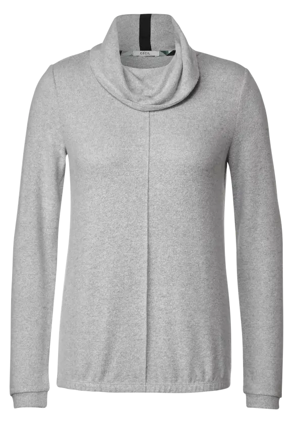 CECIL Shirt mit Volumenkragen