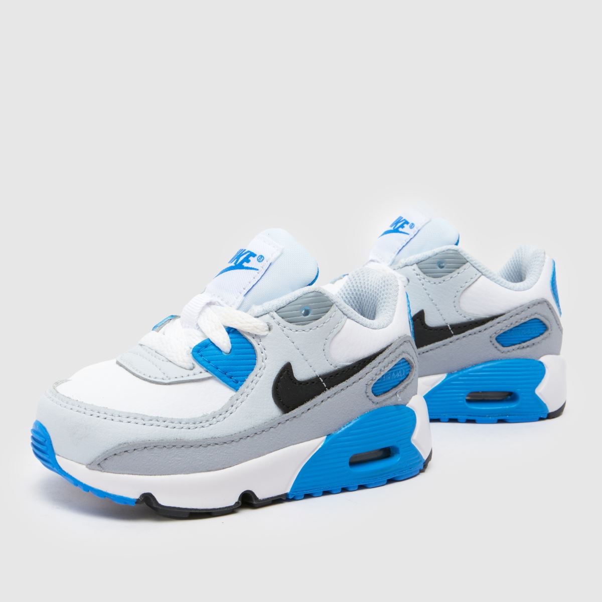 Nike grå multifärgade Air Max 90 småbarnsskor