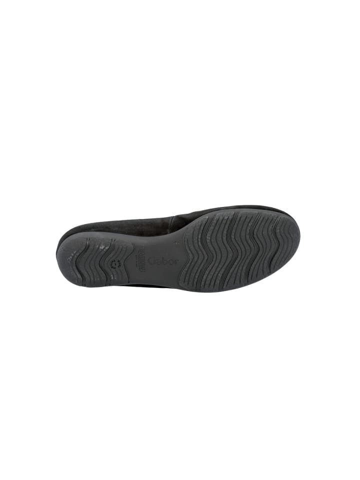 Gabor Fashion Sportliche Ballerinas in schwarz günstig kaufen