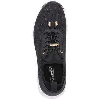 Barbarella Slip On Sneaker in schwarz