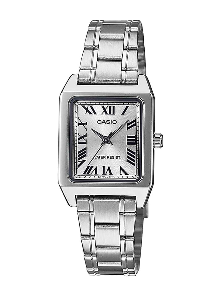 Casio Damenuhr Rechteckig Stahl Silber günstig kaufen onesize