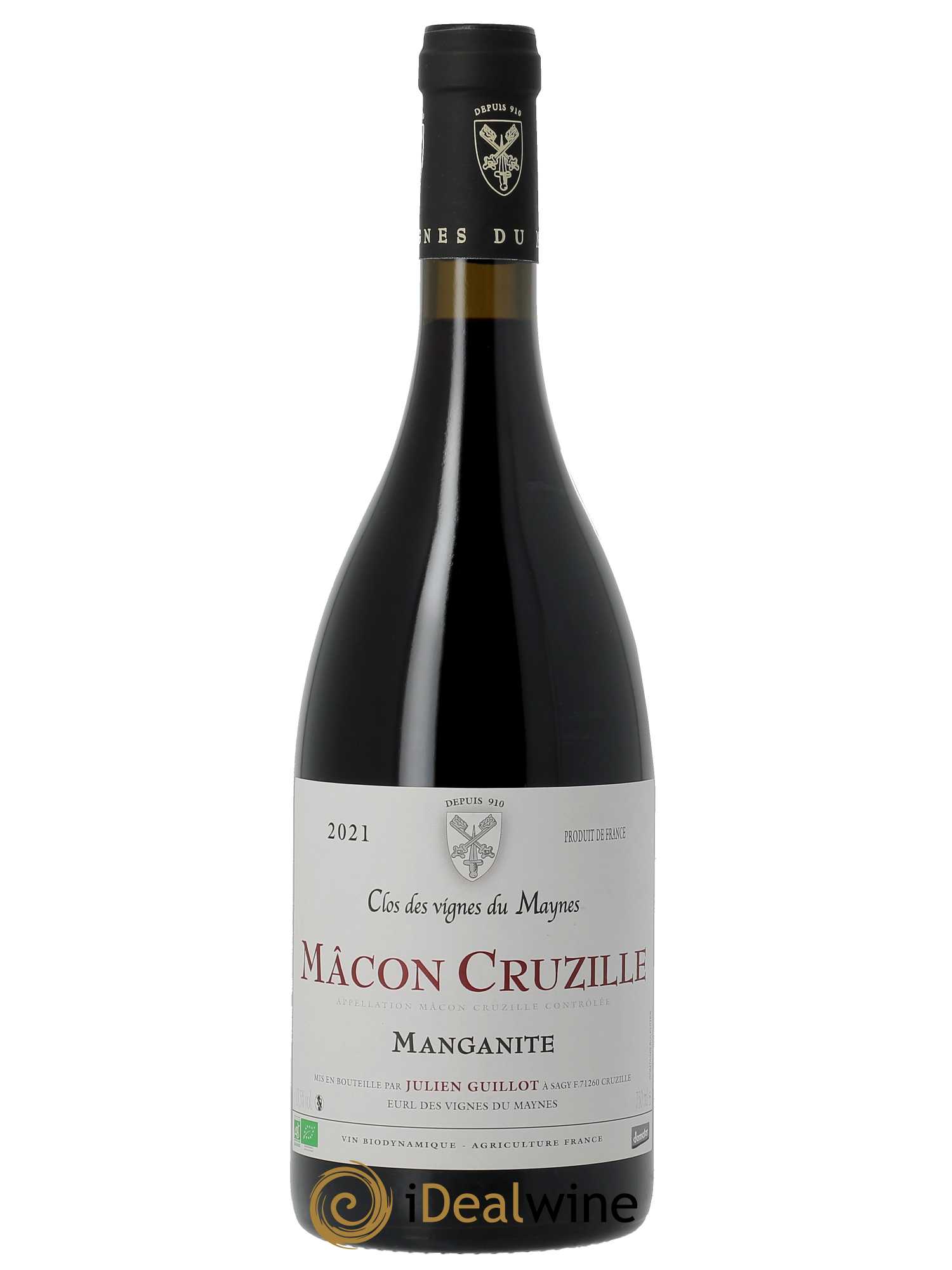 Mâcon-Cruzille Manganite Les Vignes du Maynes  2021 - Lot de 1 Bouteille