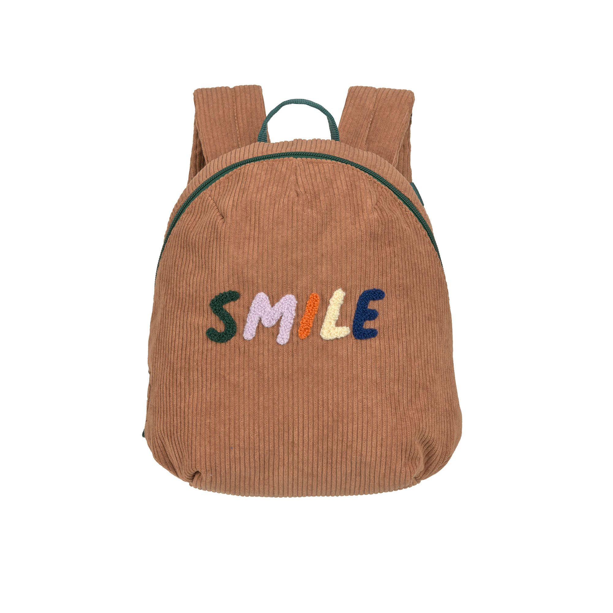 Kindergartenrucksack Tiny Cord - Little Gang, Smile, Karamell