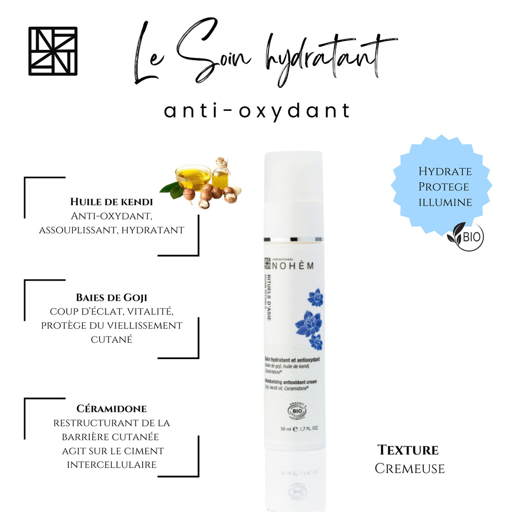 nohèm Soin hydratant et anti-oxydant soin hydratant visage