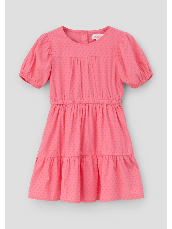 s.Oliver Kleid kurz in Pink günstig kaufen