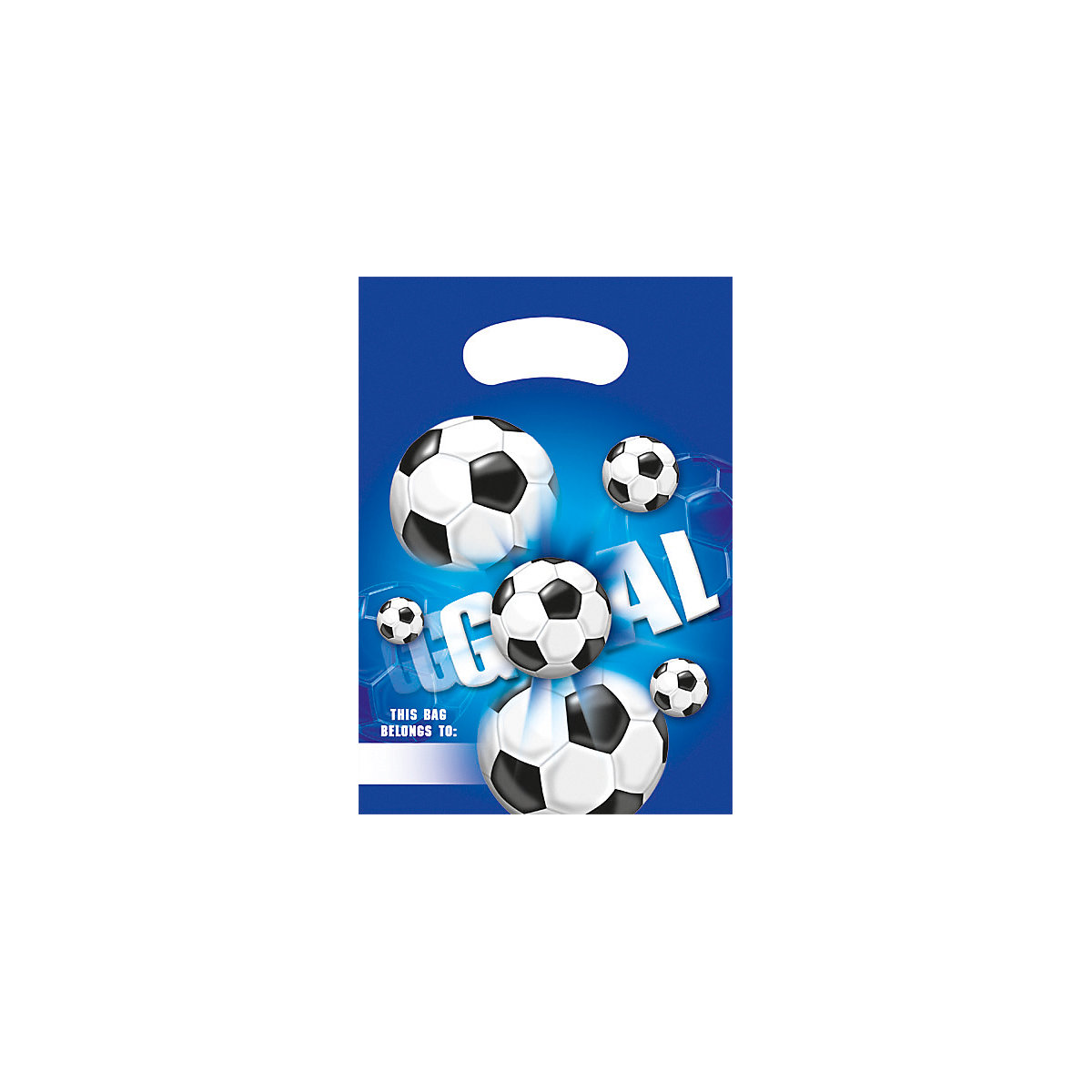 Mitgebseltüten Fußball, 6 Stück