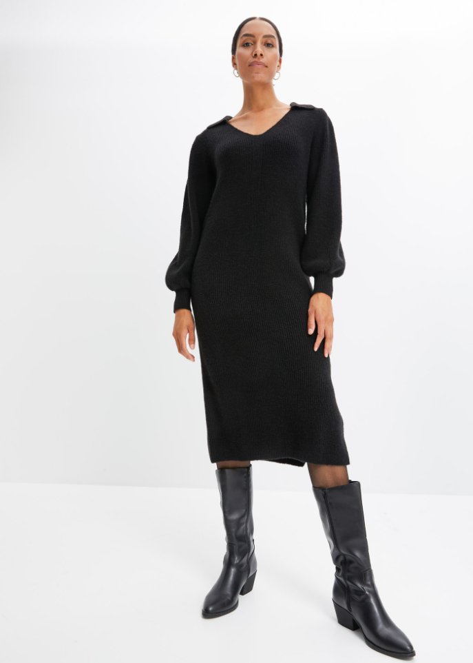 Midi-Strickkleid