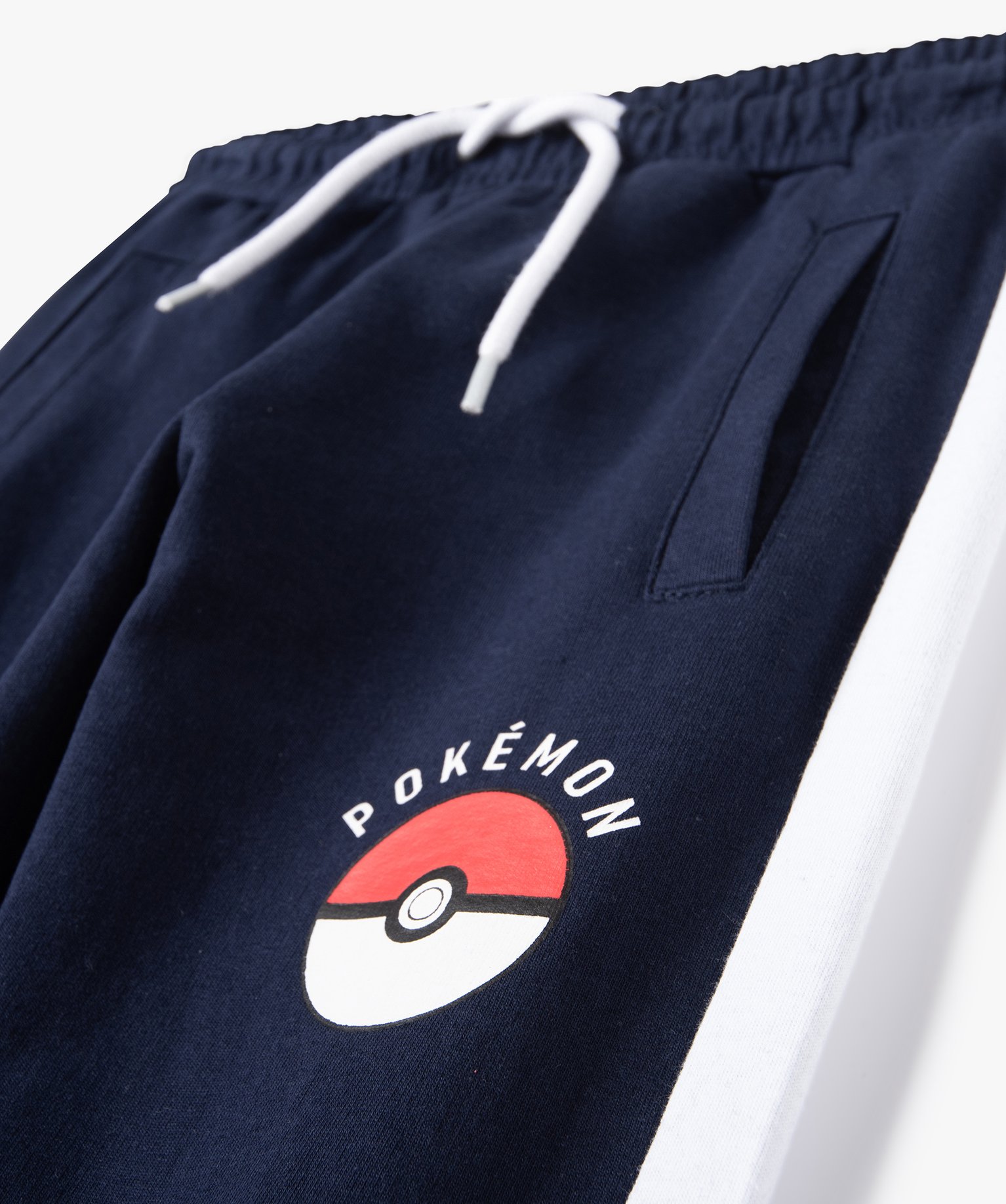 Pantalon de jogging Garçon avec bandes contrastantes - Pokemon marine | GEMO