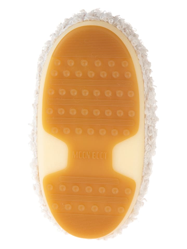Moon Boot Hausschuhe in Creme günstig kaufen