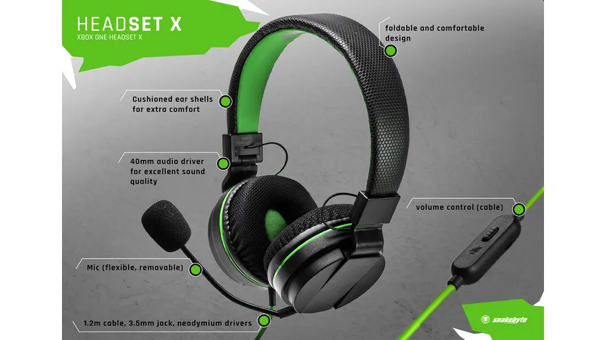 Snakebyte XBox One Head:Set X