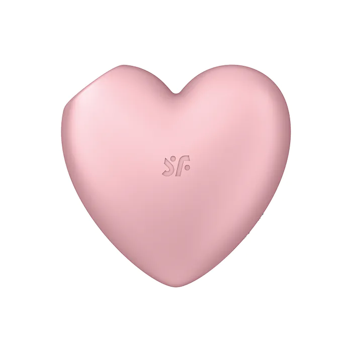 „Satisfyer Cutie Heart“ šviesiai raudonas intymios higienos masažuoklis