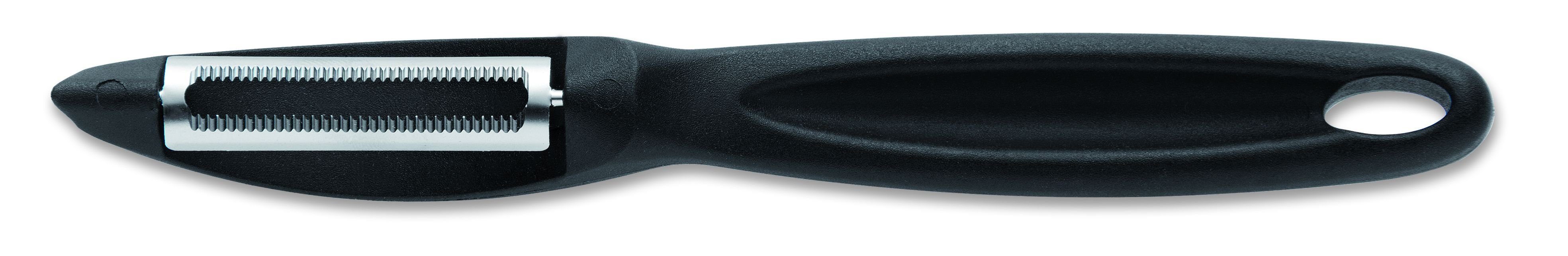 F. DICK Sparschäler F. DICK Allzweckschäler 18 cm Gemüseschäler schwarz, Klinge mit