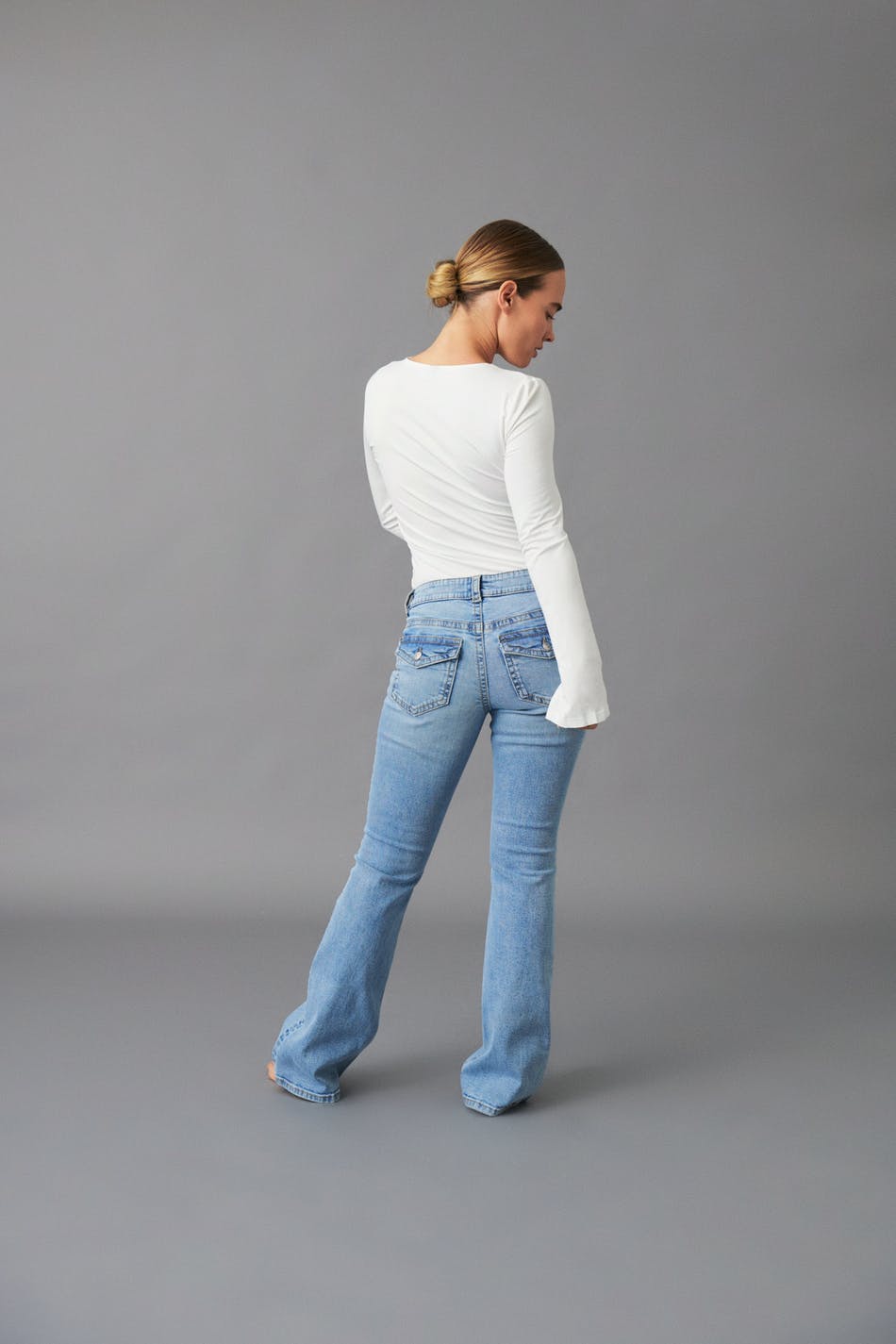 Y2k low bootcut jeans
