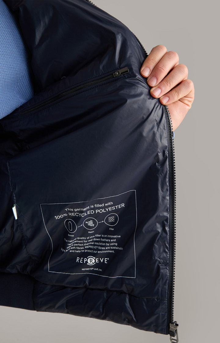 Nylon-Steppweste Alco in Navy