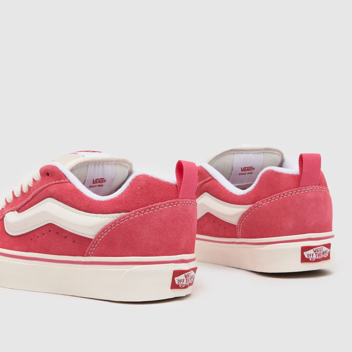 Vans skolskor för barn i vitt och rosa