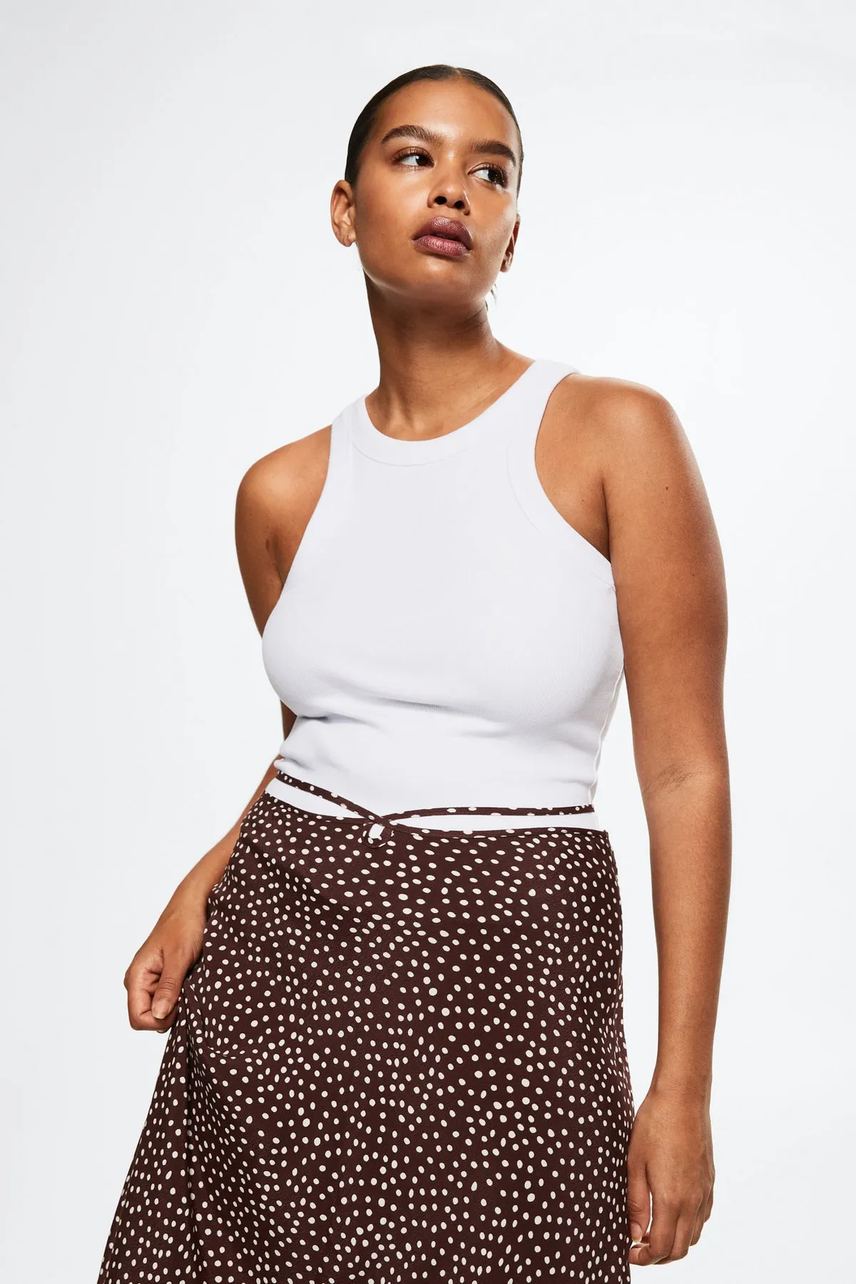 MANGO  Brauner Damenrock 37042883