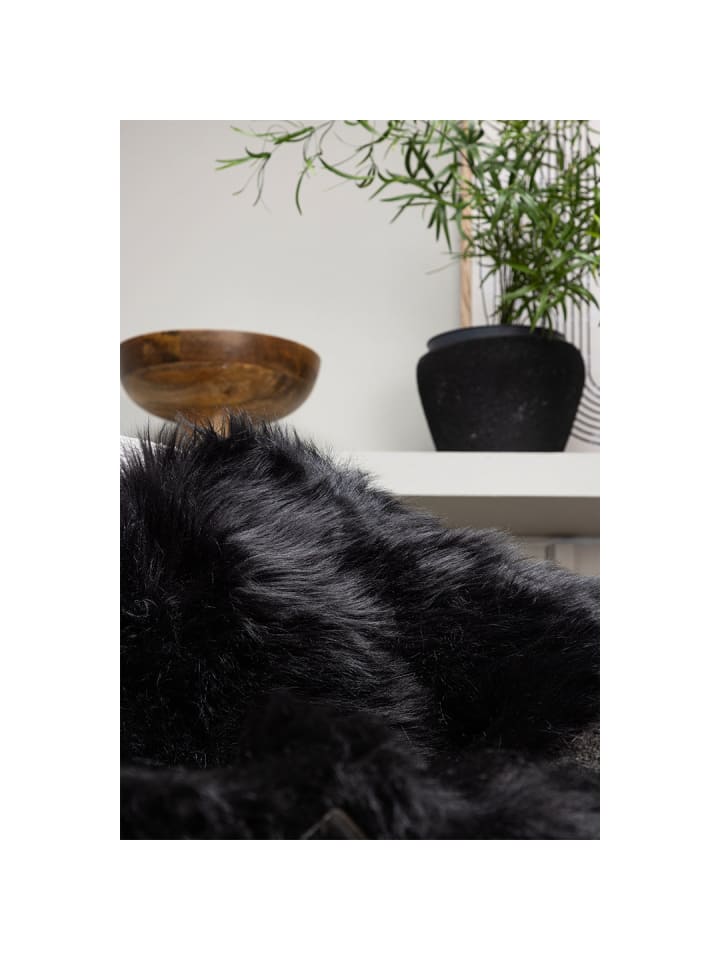 ebuy24 Kunstfell Katy Schwarz 60 x 90 cm günstig kaufen onesize