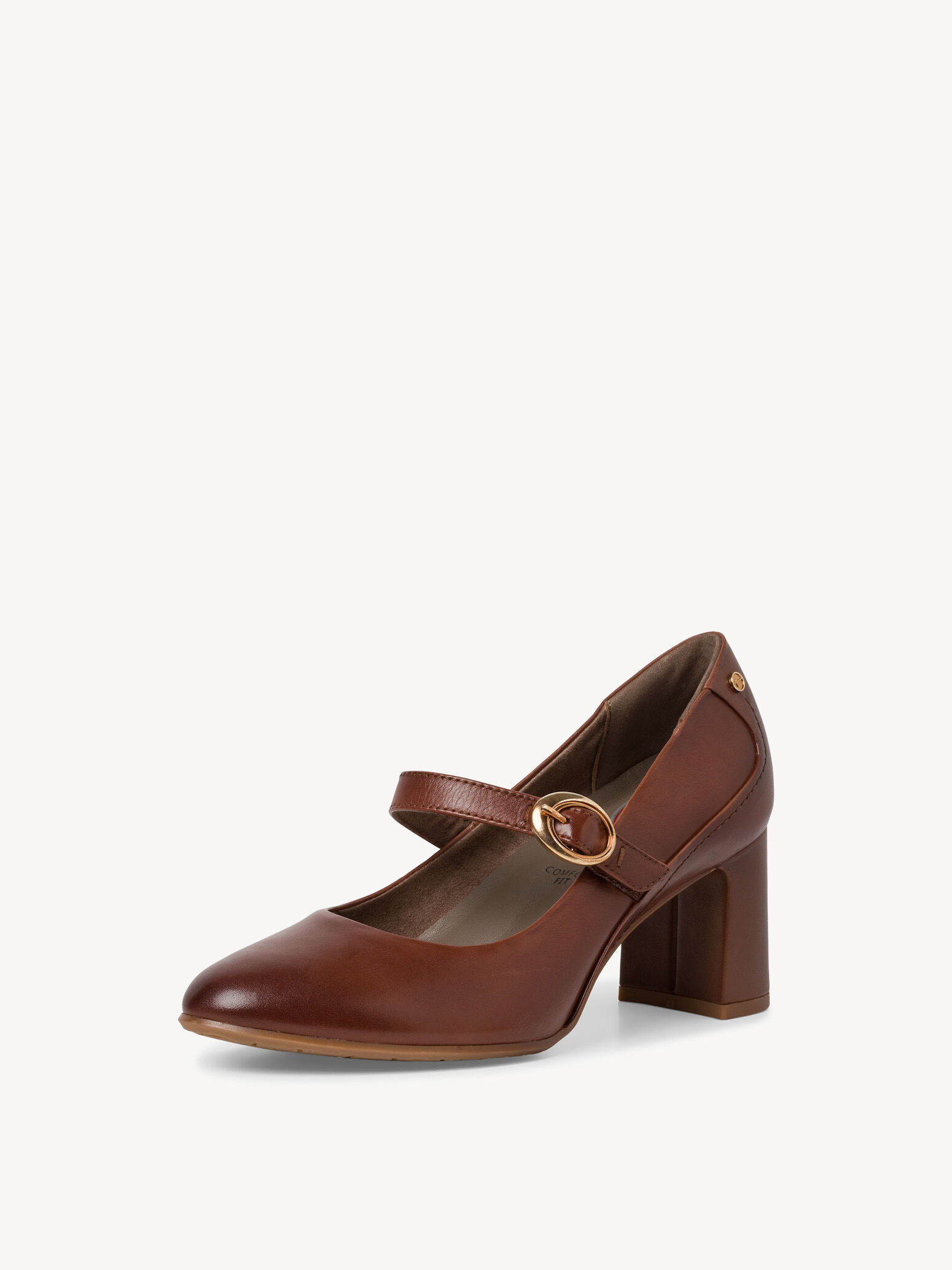 Escarpin en cuir - marron