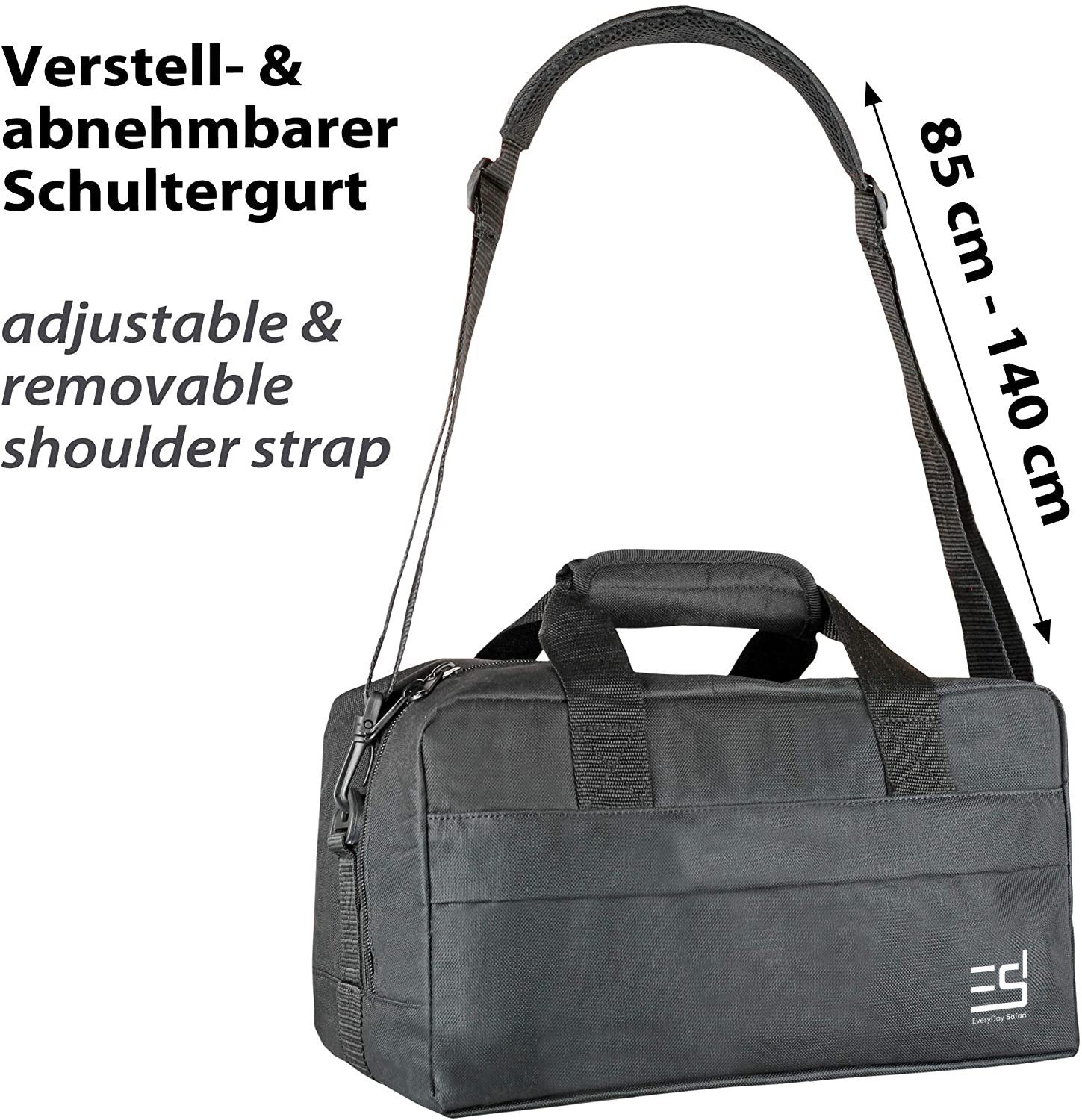 EveryDay Safari Reiserucksack Handgepäck Reisetasche für Ryanair, Eurowings etc. 40x20x25cm 20L, Leicht und einfach