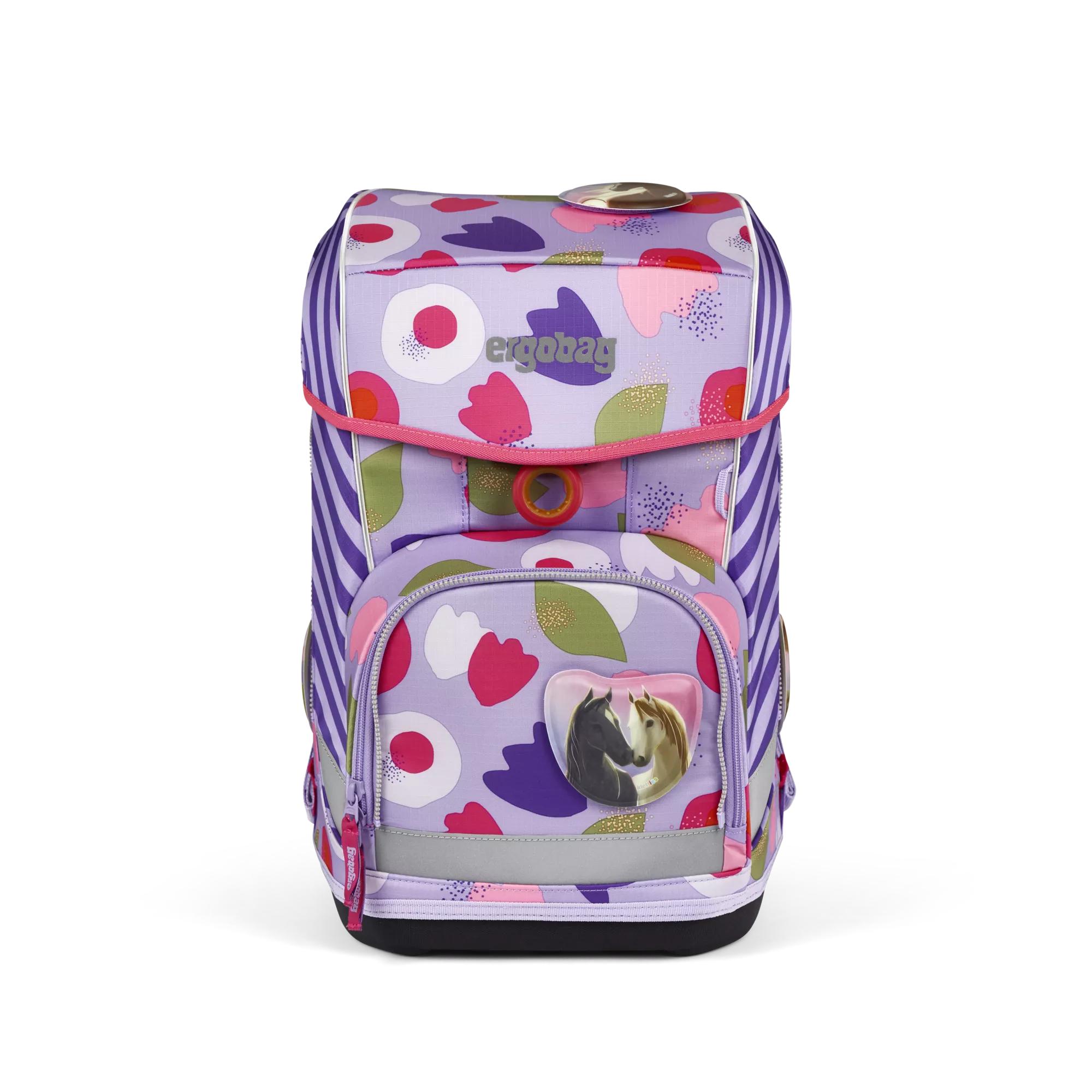 ergobag Schulranzen-Set Blütenzaubär